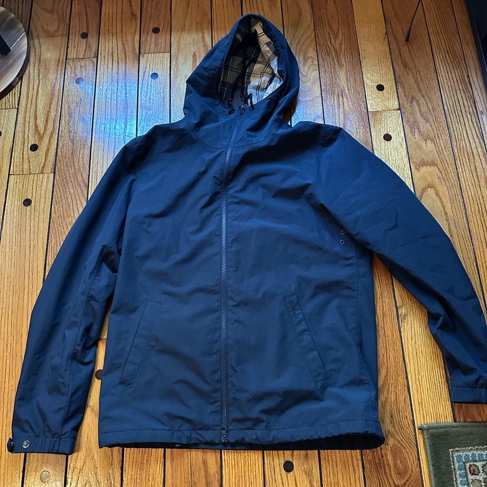 Barbour Navy Rain Jacket